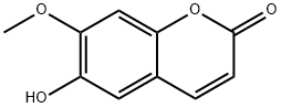 6-Hydroxy-7-methoxy coumarin molecular formula